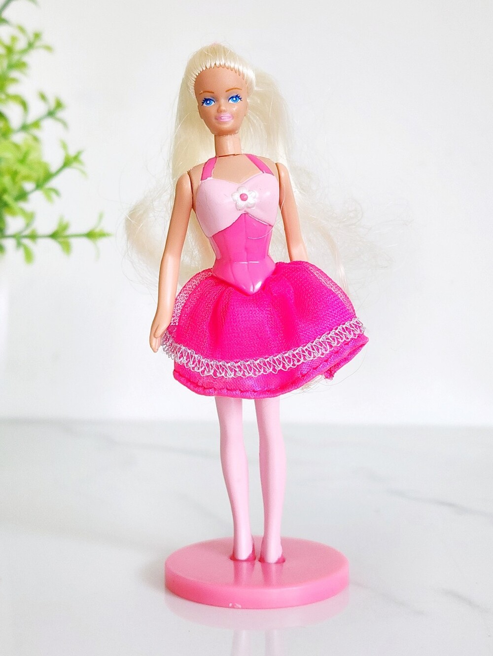 🩷 Vintage 1997 General Mills Barbie Ballerina Promo Doll 4.5" Mattel Pink Dress